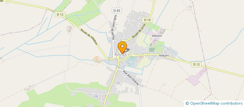 localisation de l'entreprise EURL PLANSON  BAUGY