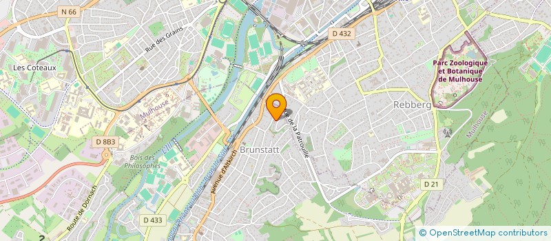 localisation de l'entreprise EURL PLATINIUM CAR  BRUNSTATT-DIDENHEIM