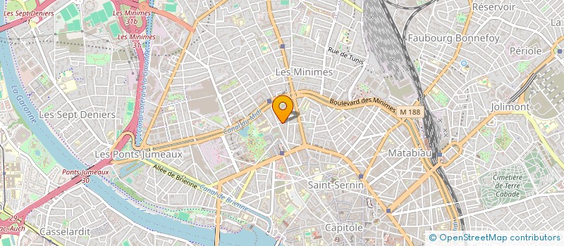 localisation de l'entreprise EURL PLATRE-HABITAT à TOULOUSE