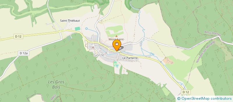 localisation de l'entreprise EURL PLATRERIE DONNER  GORZE