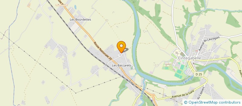 localisation de l'entreprise EURL PLATS A PORTEE à GAILLAC-TOULZA