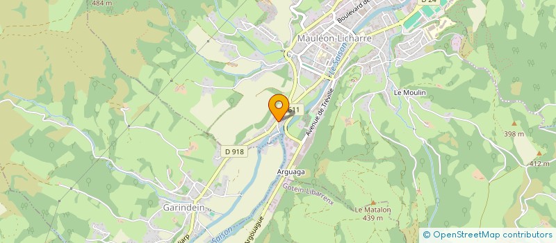 localisation de l'entreprise EURL PLAZEREKIN  MAULEON-LICHARRE