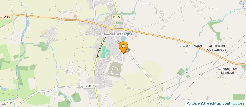 localisation de l'entreprise EURL PLOMBTELEC  FAY-DE-BRETAGNE