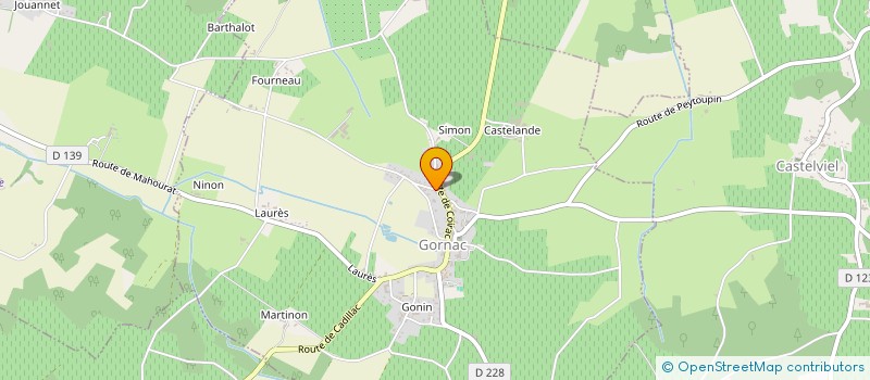 localisation de l'entreprise EURL PLU  GORNAC