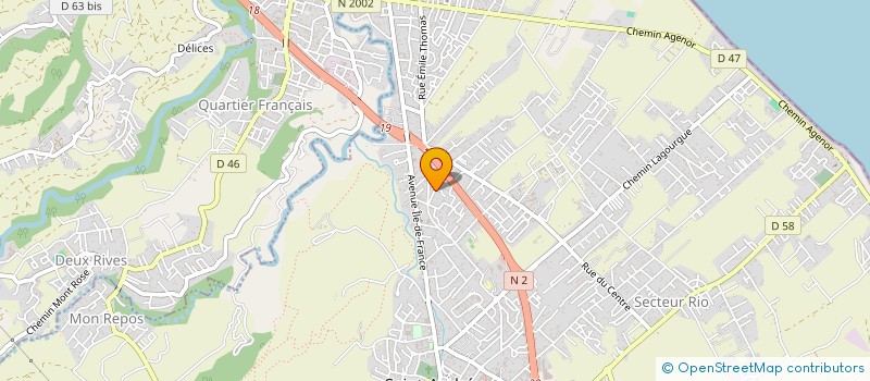 localisation de l'entreprise EURL POINY-TOPLAN LEONUS à SAINT-ANDRE