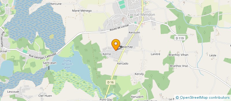 localisation de l'entreprise EURL POIRIER  LOCOAL-MENDON