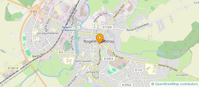 localisation de l'entreprise EURL POISSONNERIE SAINT-POL à NOGENT-LE-ROTROU