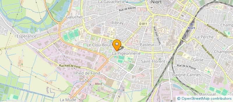 localisation de l'entreprise EURL POLYGON PIZZA à NIORT