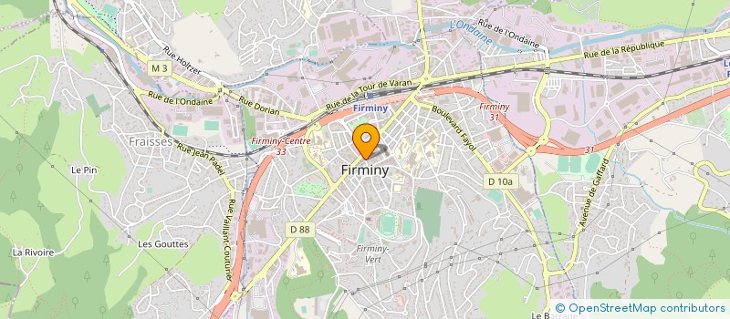 localisation de l'entreprise EURL POMPES FUNEBRES APPELOUSES  FIRMINY