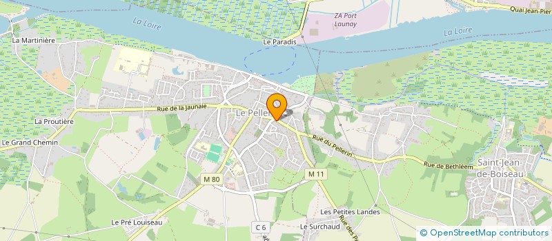 localisation de l'entreprise EURL POMPES FUNEBRES DE RETZ à LE PELLERIN