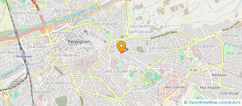 localisation de l'entreprise EURL PONSARD NETTOYAGE à PERPIGNAN