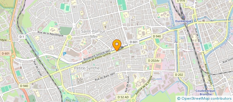 localisation de l'entreprise EURL PONT BLANC à DUNKERQUE
