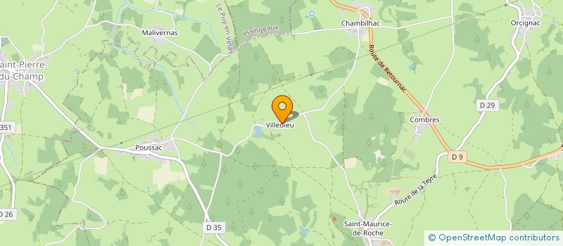 localisation de l'entreprise EURL POOL COMPOSITE JL  ROCHE-EN-REGNIER