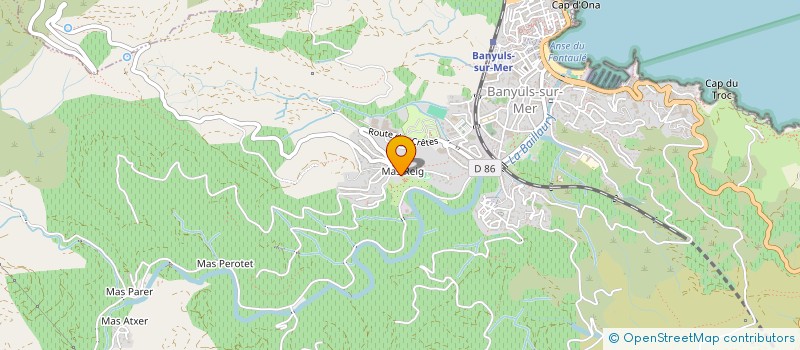 localisation de l'entreprise EURL POP  BANYULS SUR MER