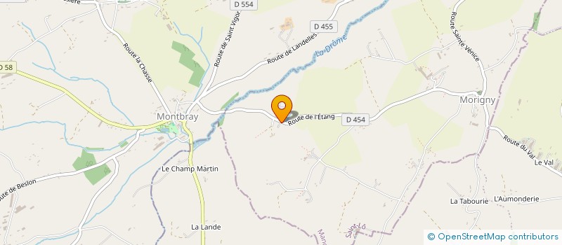 localisation de l'entreprise EURL PORQUET  MORIGNY