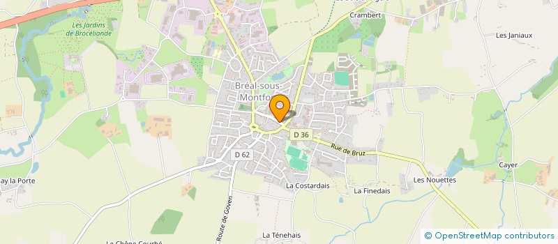 localisation de l'entreprise EURL POSTEC  BREAL-SOUS-MONTFORT