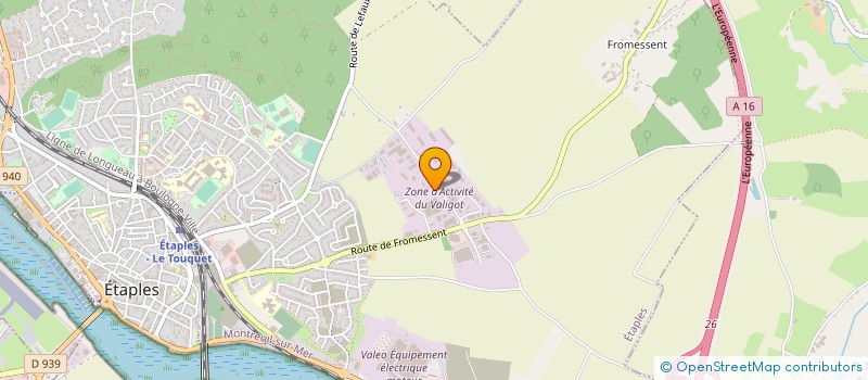 localisation de l'entreprise EURL POSTEL  ETAPLES