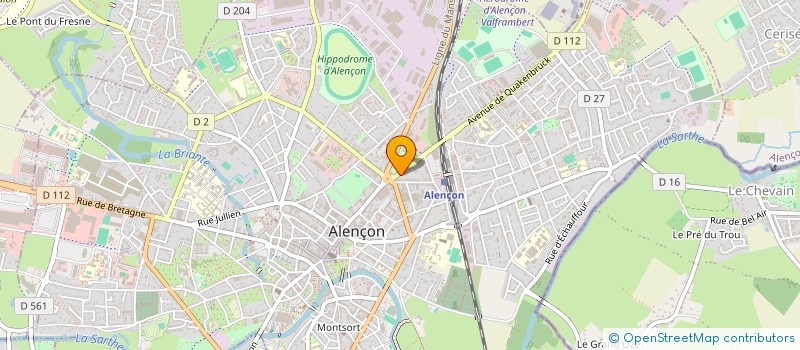 localisation de l'entreprise EURL POTDEVIN à ALENCON