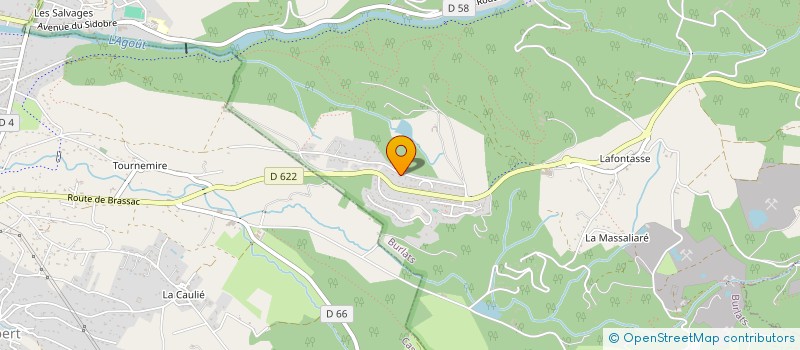 localisation de l'entreprise EURL POUGET GRANITS à BURLATS