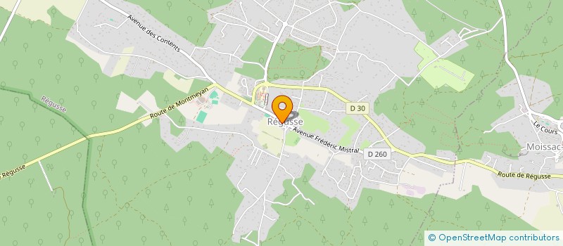 localisation de l'entreprise EURL POUJOL S E C à REGUSSE
