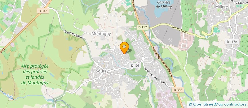 localisation de l'entreprise EURL PRACTIVE  MONTAGNY