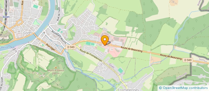 localisation de l'entreprise EURL PRATZ PATRICK à GIVET