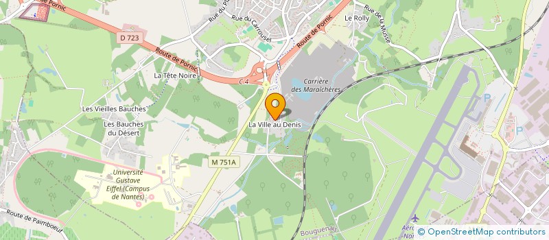 localisation de l'entreprise EURL PRESTACONSEIL à BOUGUENAIS