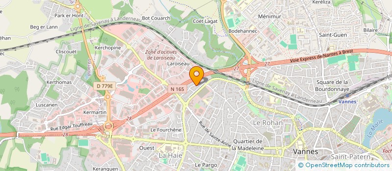 localisation de l'entreprise EURL PRESTIGE EVASION à VANNES