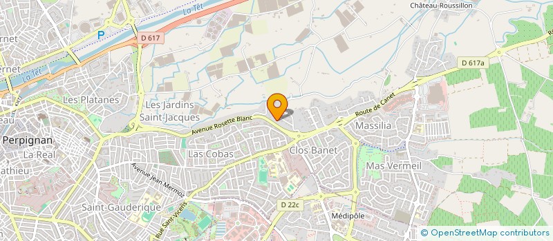 localisation de l'entreprise EURL PRESTSERV à PERPIGNAN