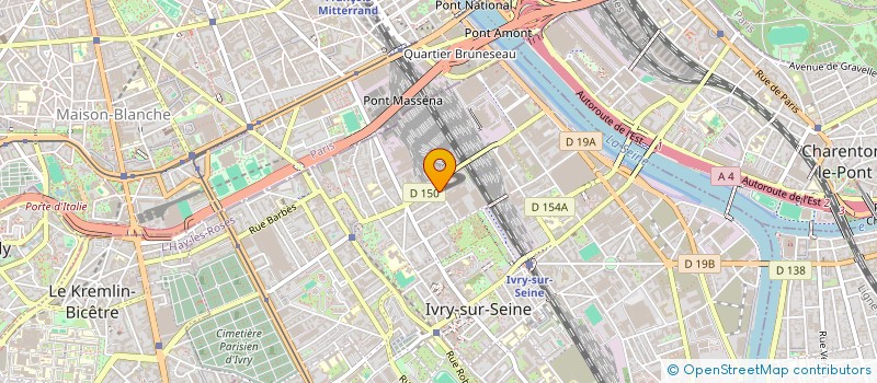 localisation de l'entreprise EURL PREVENT-FORMATIONS  IVRY-SUR-SEINE