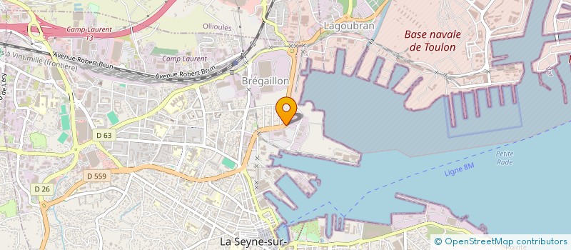 localisation de l'entreprise EURL PRIMEURS SERVICES à LA SEYNE-SUR-MER