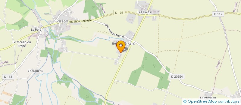 localisation de l'entreprise EURL PRINTEMPS DAVID  VIRSON