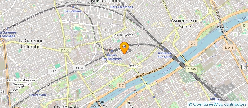 localisation de l'entreprise EURL PRO - ACTIVA à COURBEVOIE