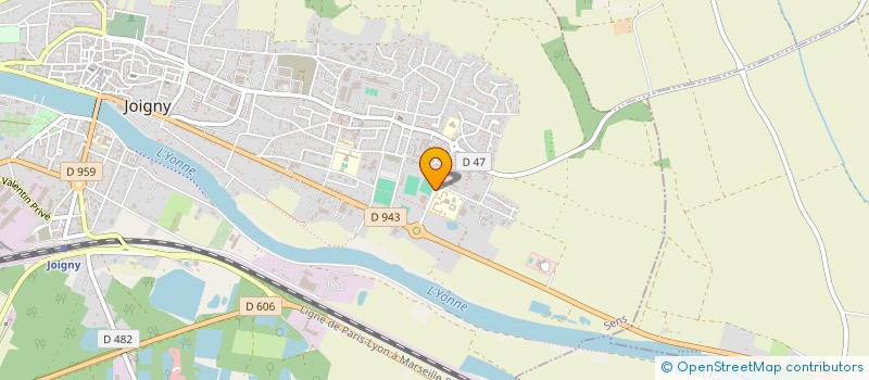 localisation de l'entreprise EURL PRO-DIX  JOIGNY