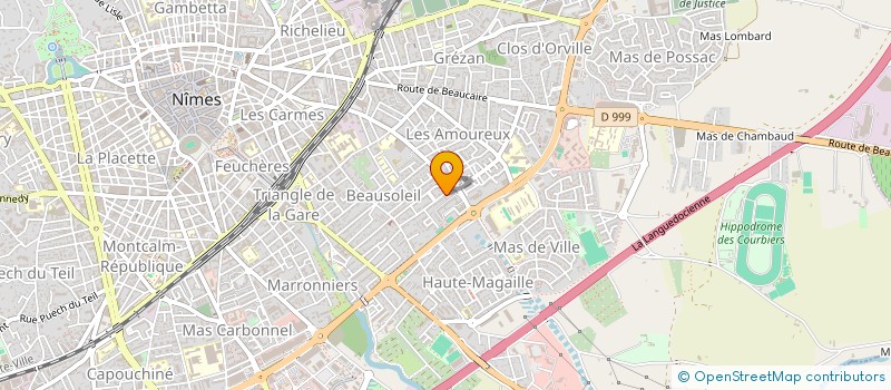 localisation de l'entreprise EURL PRO'ELEC  NIMES