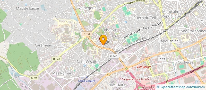 localisation de l'entreprise EURL PRO ETANCH à NIMES