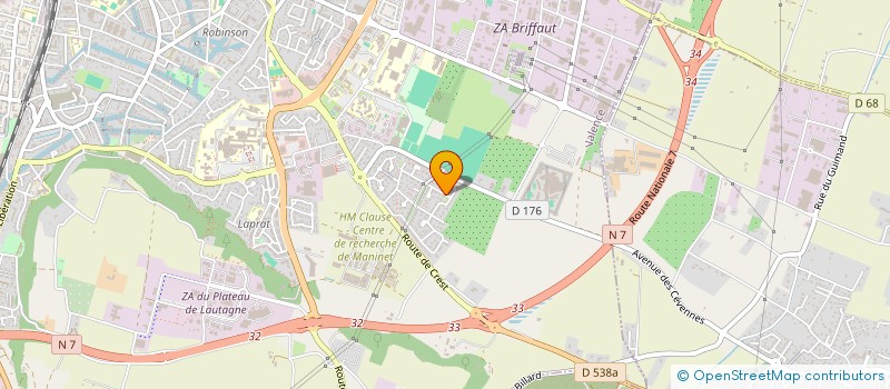 localisation de l'entreprise EURL PRO'NET à VALENCE