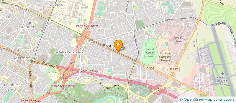 localisation de l'entreprise EURL PRO-SER à BRON