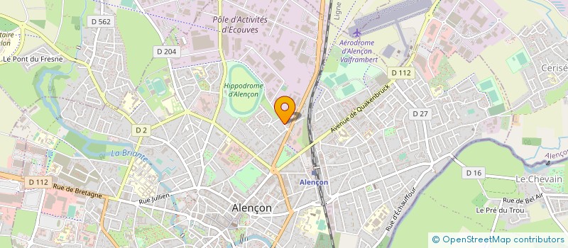 localisation de l'entreprise EURL PROBAT  SAINT PATERNE - LE CHEVAIN