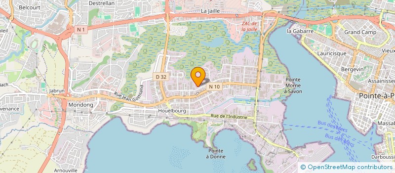 localisation de l'entreprise EURL PRODUCTION GUADELOUPE à BAIE-MAHAULT