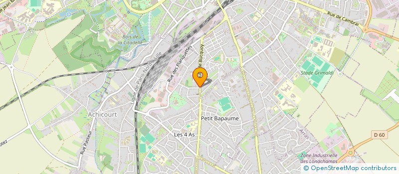 localisation de l'entreprise EURL PROFIL ORTHOPEDIE PROTHESE à ACHICOURT