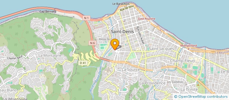 localisation de l'entreprise EURL PROFILTRE O.I à SAINT-DENIS