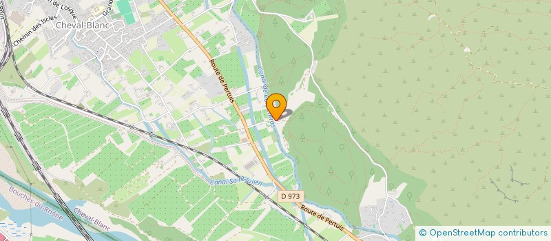 localisation de l'entreprise EURL PROJETS ET SERVICES EN LUBERON  CHEVAL-BLANC