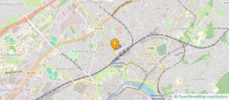 localisation de l'entreprise EURL PROMOLOCS  BESANCON