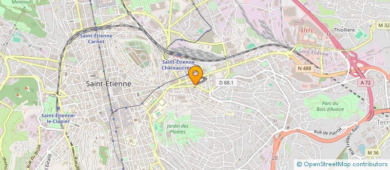 localisation de l'entreprise EURL PROST VINZANT à SAINT-ETIENNE