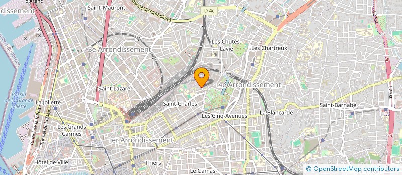 localisation de l'entreprise EURL PROVENCE RENOV à MARSEILLE