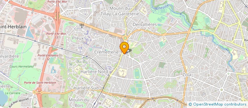 localisation de l'entreprise EURL PROXI TRANS à NANTES