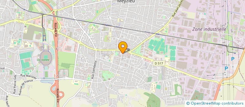 localisation de l'entreprise EURL PRUD'HOMME  MEYZIEU