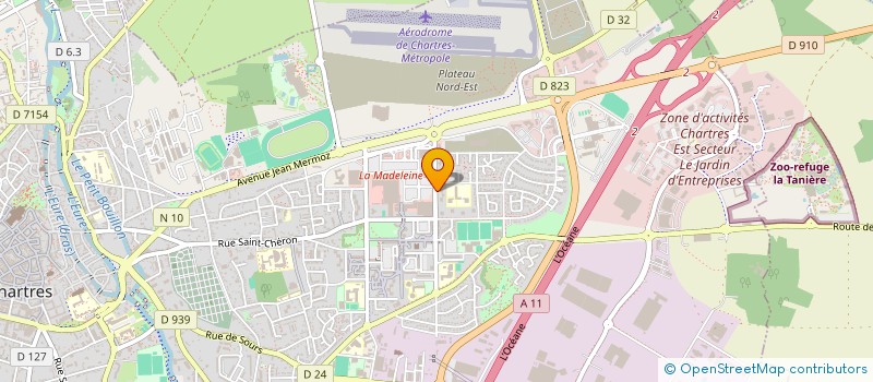 localisation de l'entreprise EURL PSOA à CHARTRES