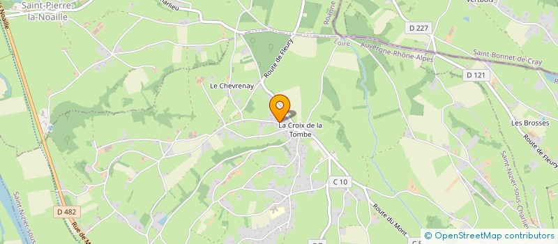 localisation de l'entreprise EURL PUB EN PLACE à SAINT-NIZIER-SOUS-CHARLIEU